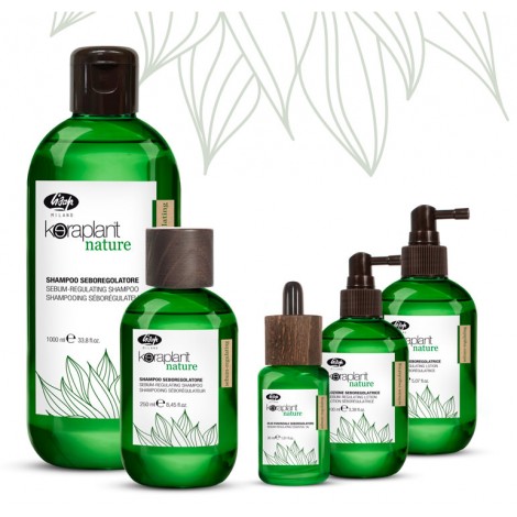 Lisap Keraplant Nature Sebum-Regulating Shampoo Себорегулиращ шампоан за коса 250ml